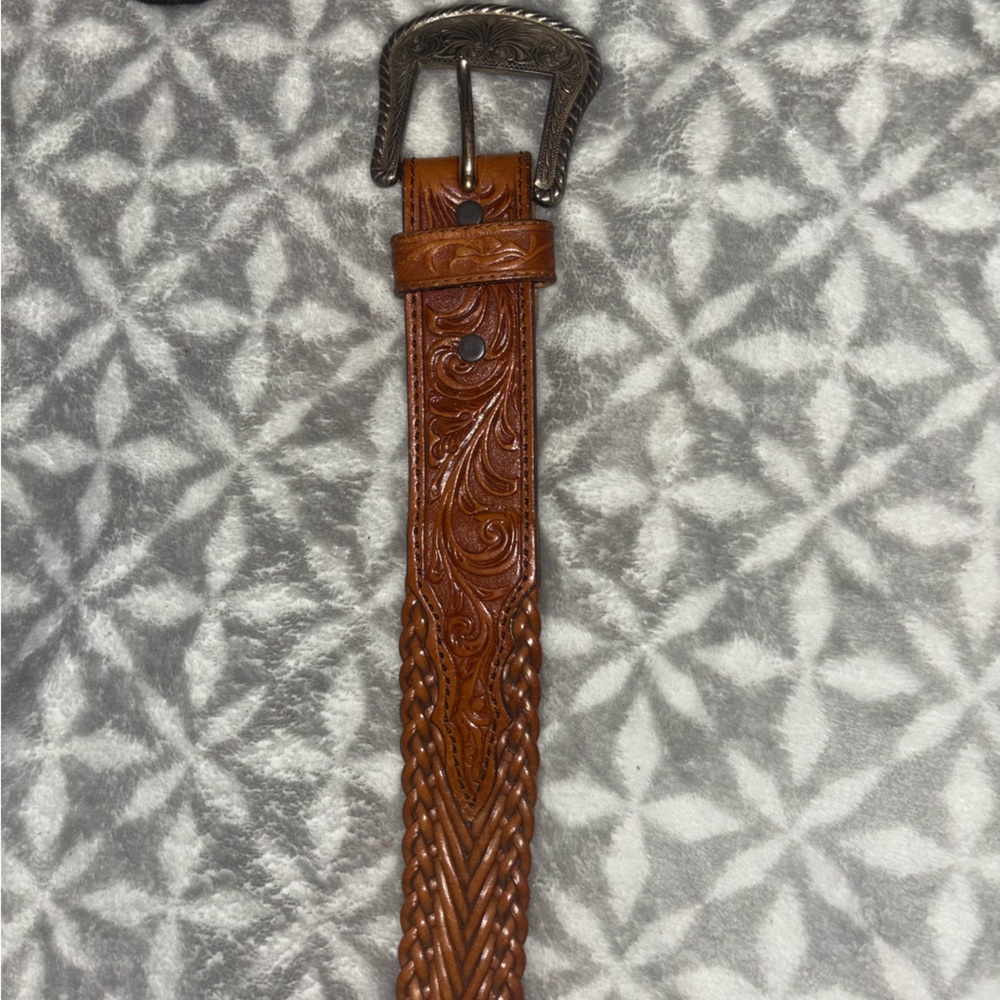 Vintage Tony Lama Woven Belt